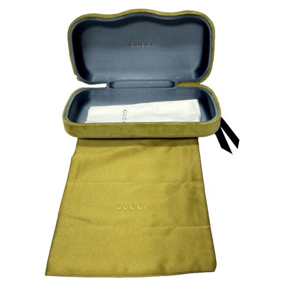 GUCCI Oversized XL Felt Sunglasses Case with Cleaning Cloth & Bag - Authentic - Picture 13 of 14